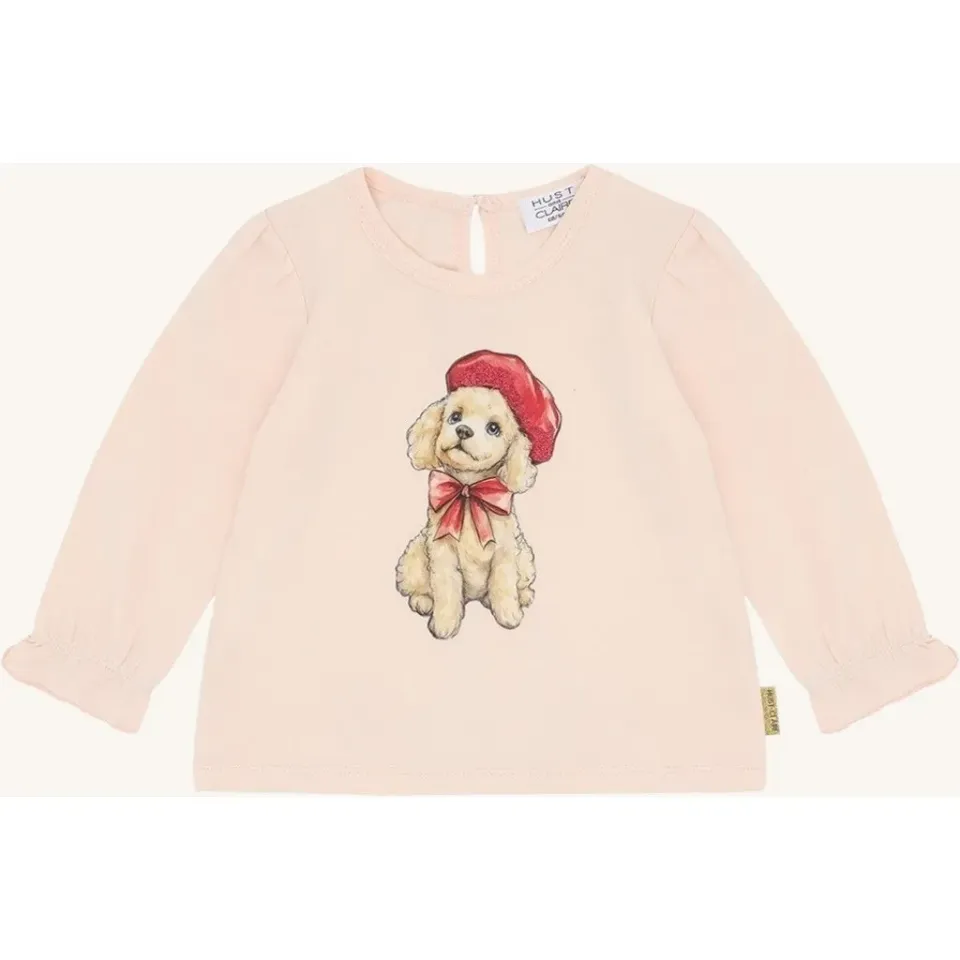 Hust & Claire Alma Poodle bluse Quartz bomuld