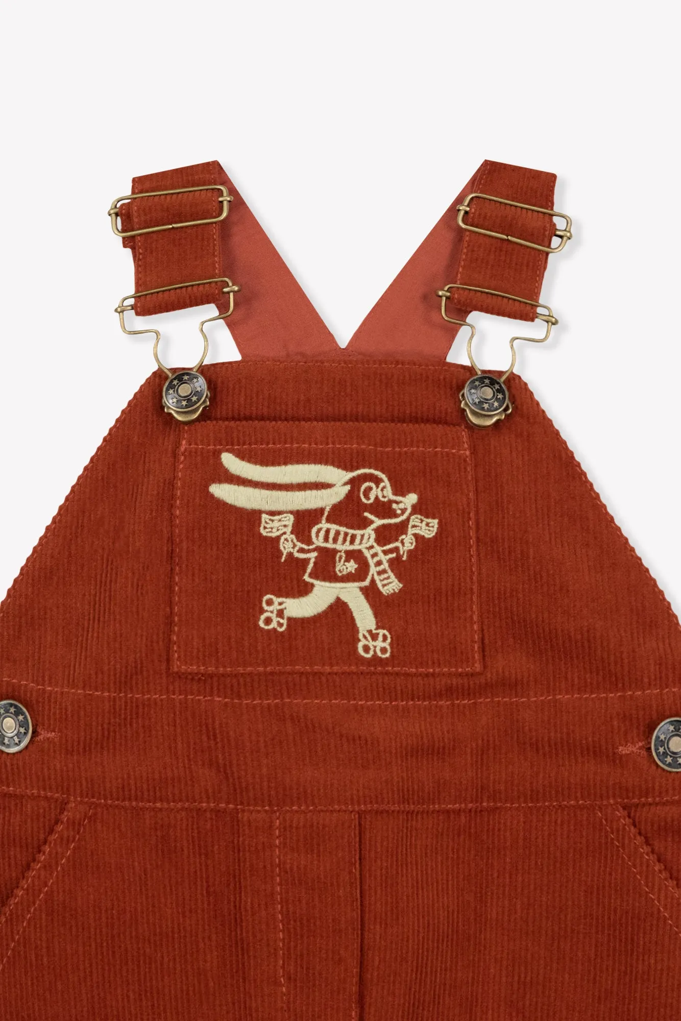 Bonton Pica Chestnut smækbukser velour chestnut