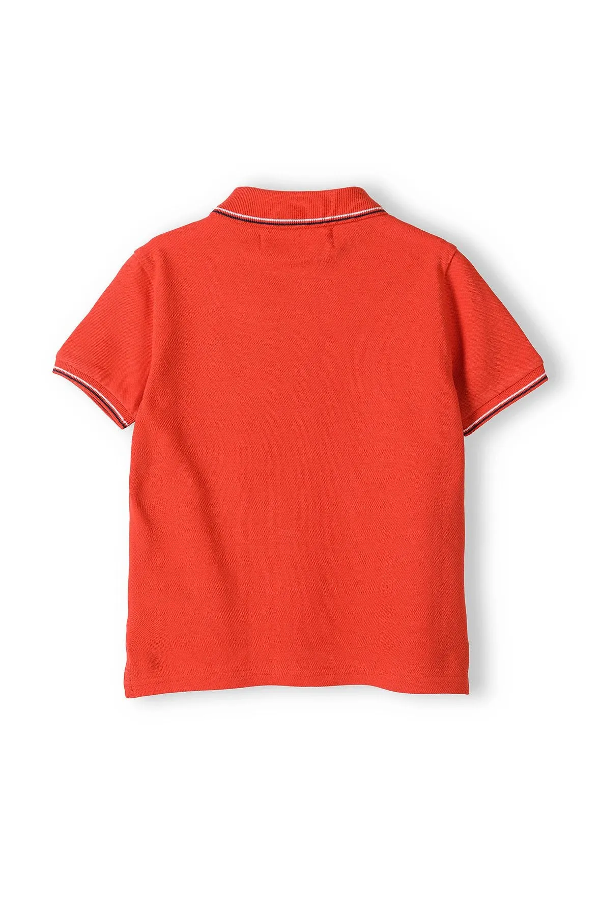 Minoti 38383 poloshirt rød bomuld til drenge