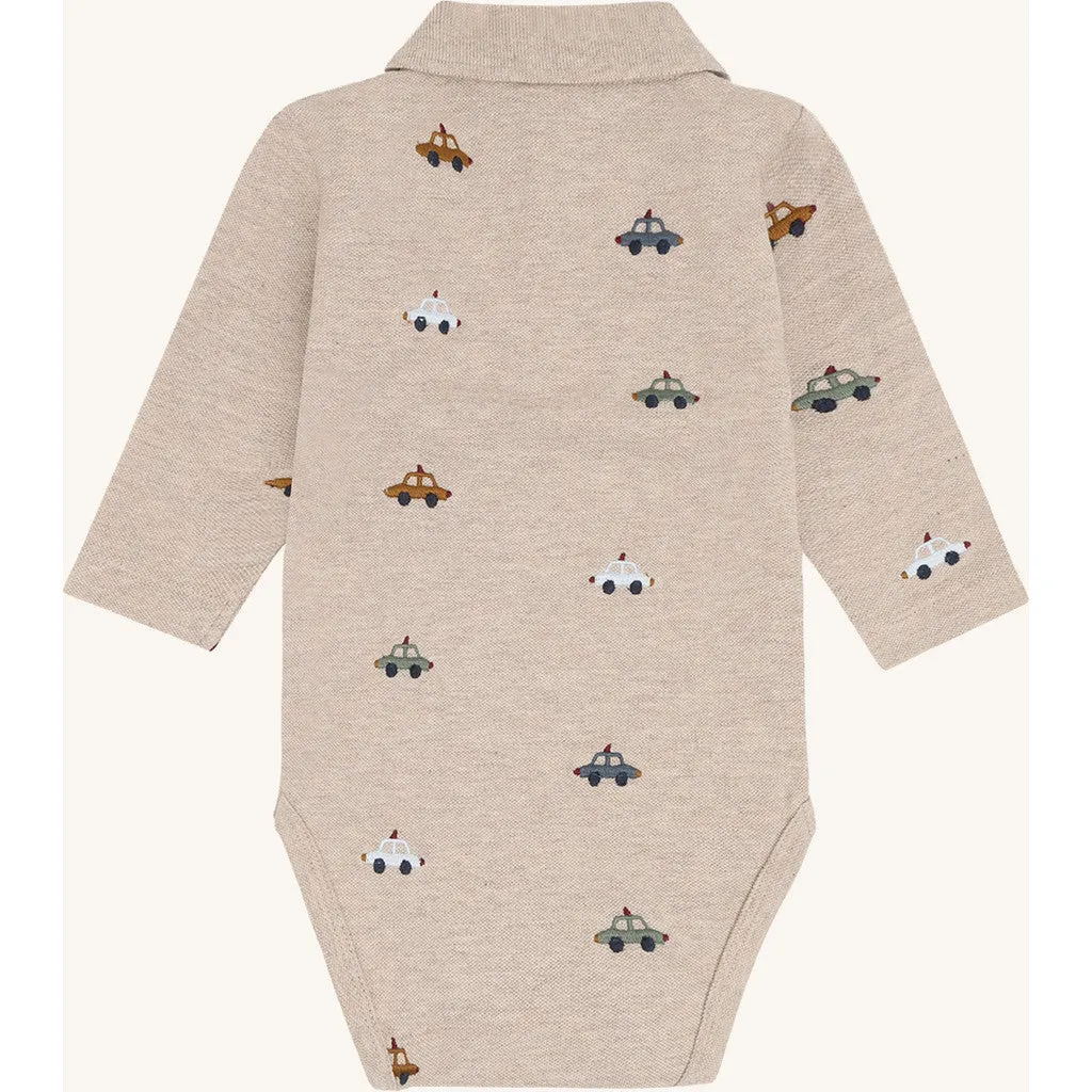 Hust & Claire HCBendy Police body beige melange bomuld