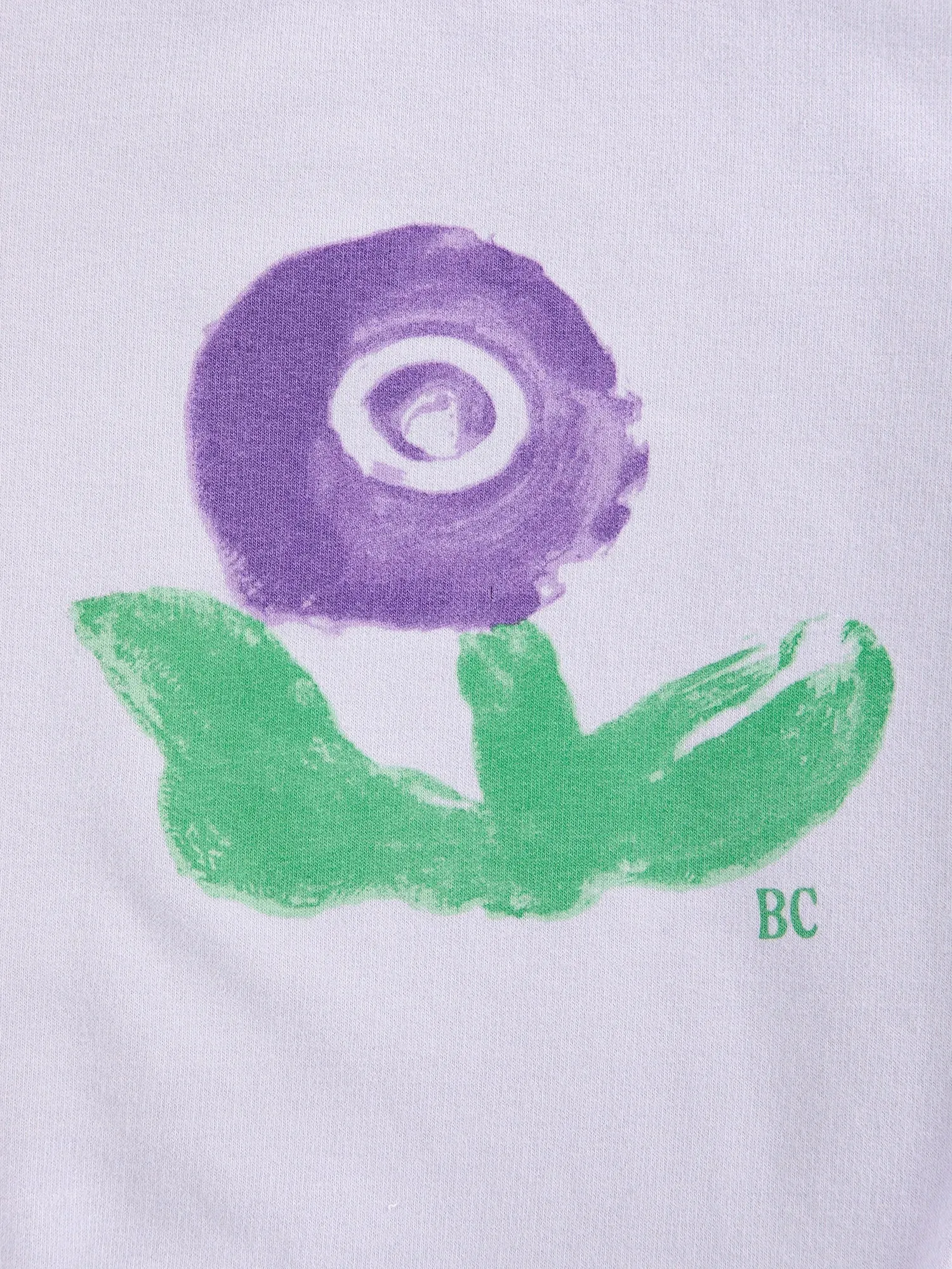 Bobo Choses Stamp Bloom fleece body lavendel 1M økologisk