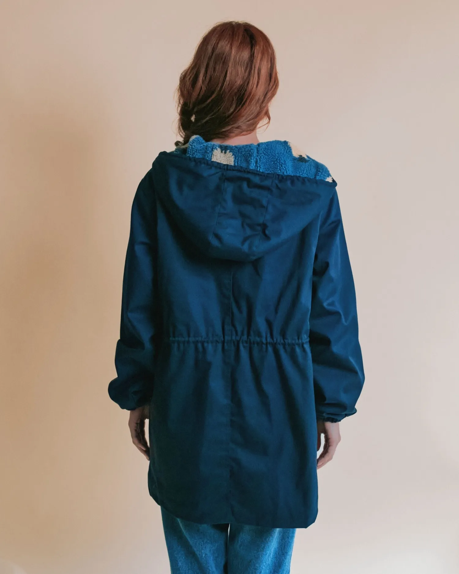 Emile et Ida Emeron parka dame marine foret