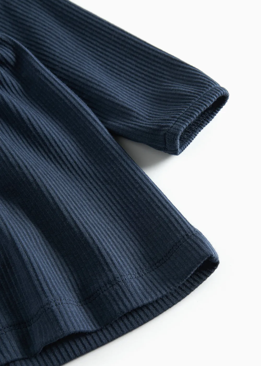 MarMar Rosa Frill kjole Pilot Navy rib baby