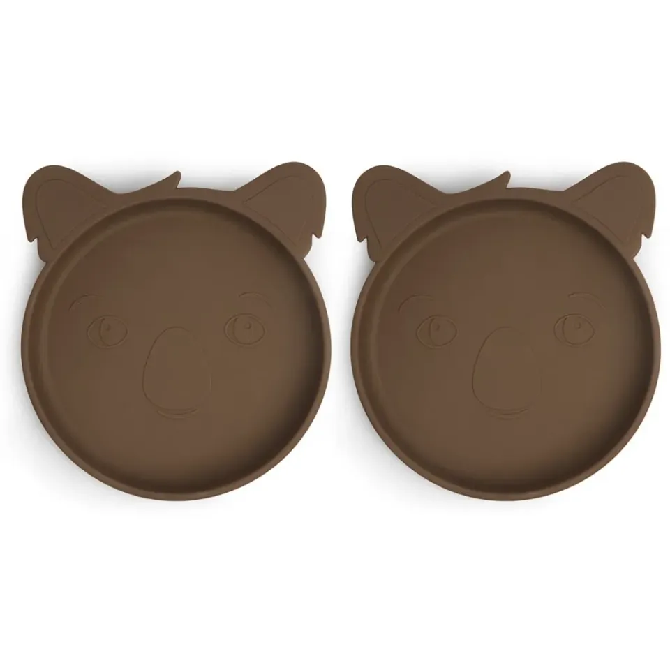 nuuroo Akila silikone tallerken acorn koala 2-pak