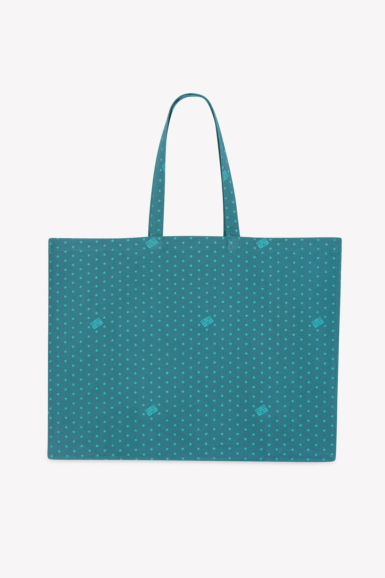 Bonton Jo shopper mørkegrøn bomuld 56 cm
