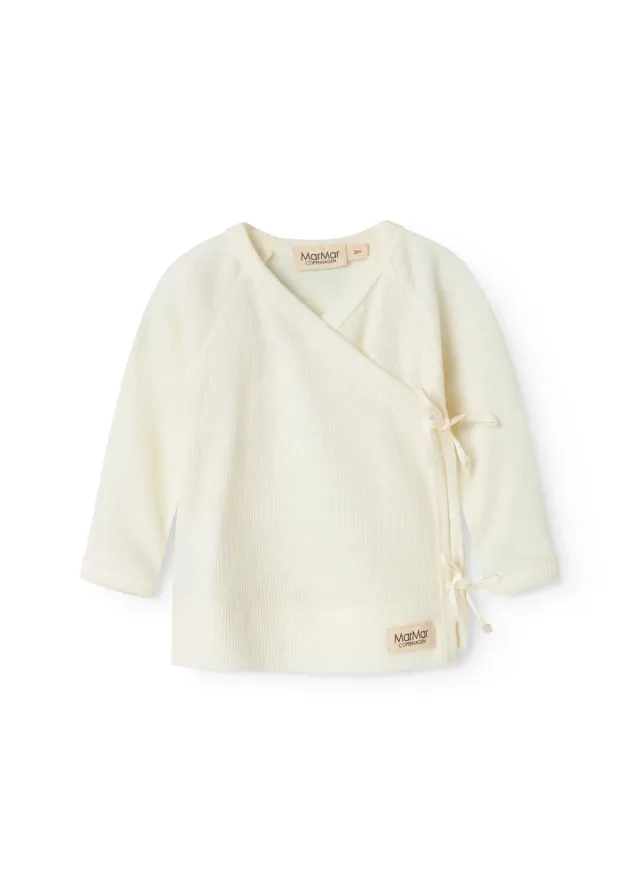 MarMar Tut Wrap LS uldbluse Natural merino