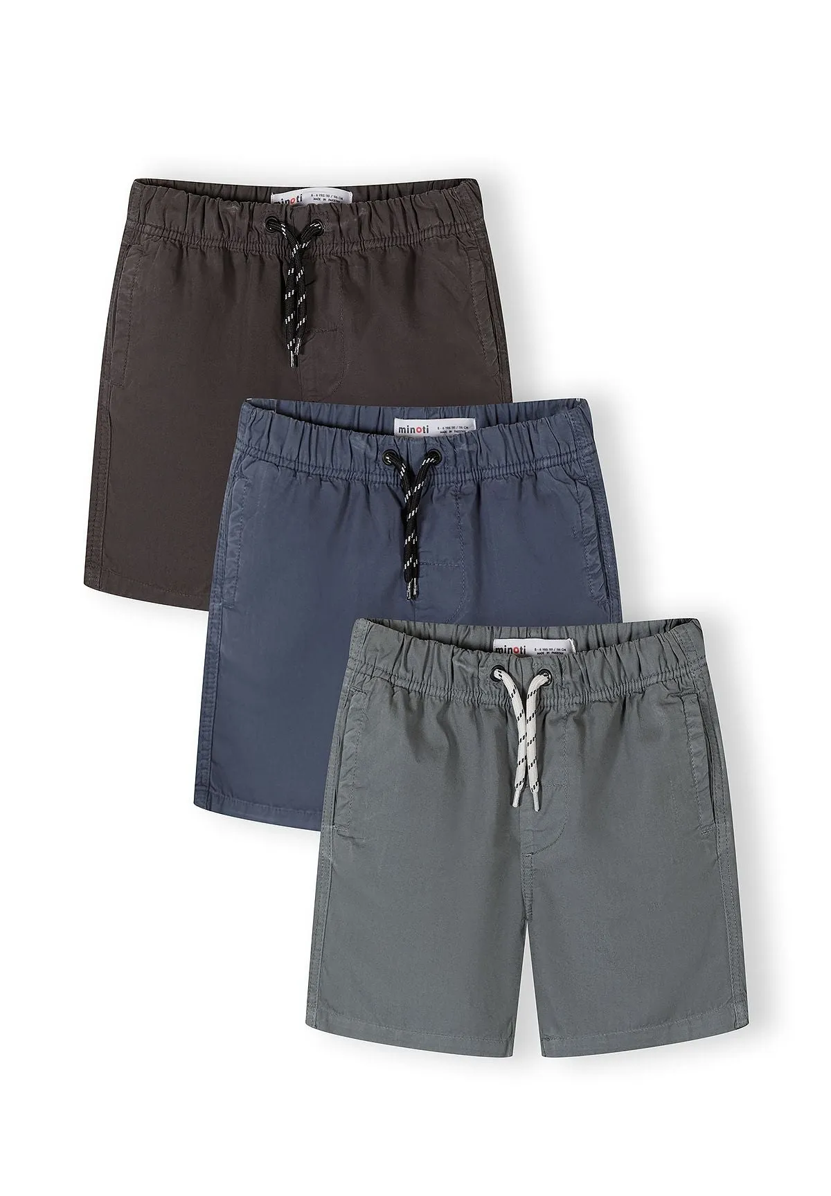 Minoti 44929 shorts 3-pak grå til drenge
