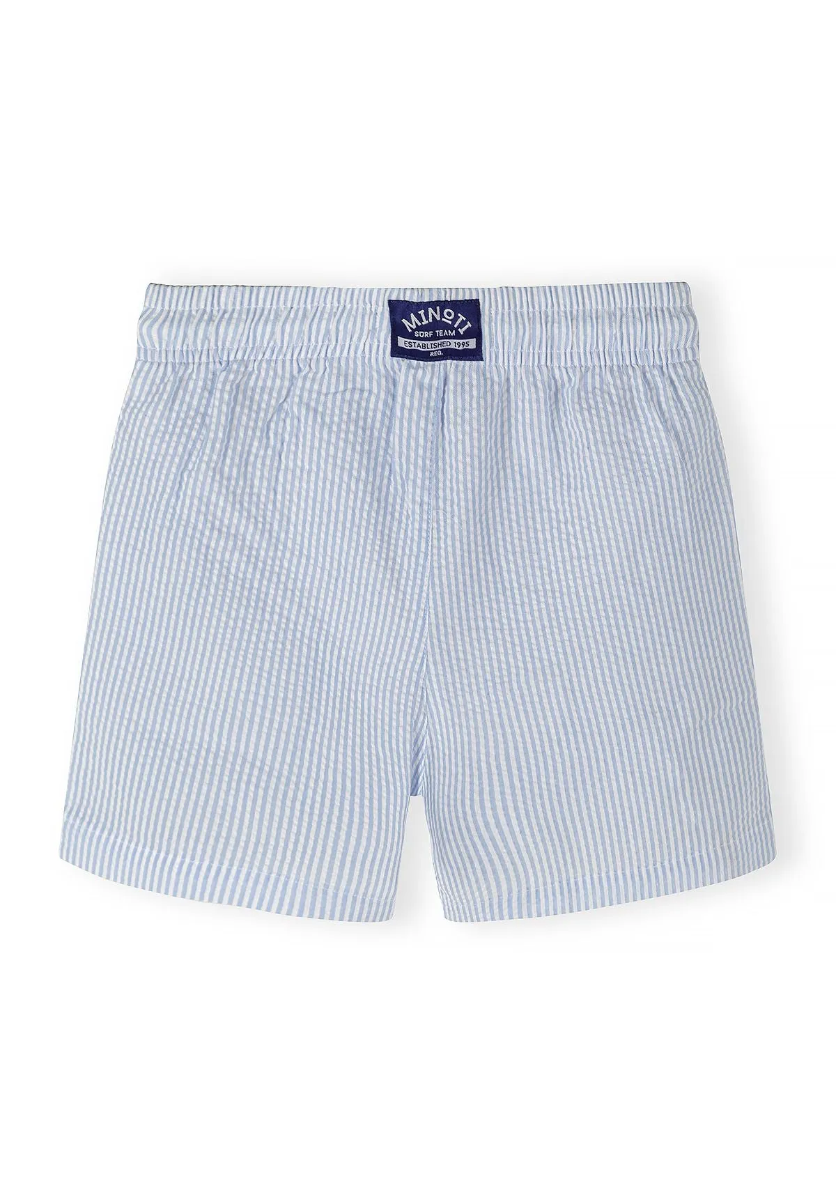 Minoti 44509 badeshorts 2-pak stribet blå polyester