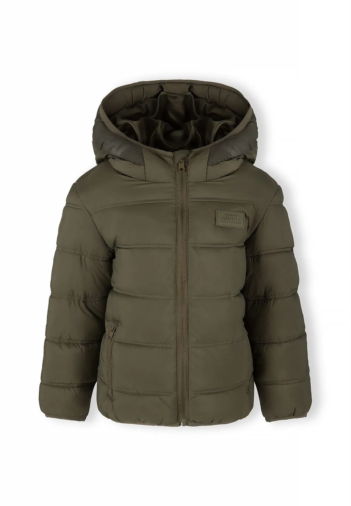 Minoti 45269 steppjakke khaki til drenge nylon