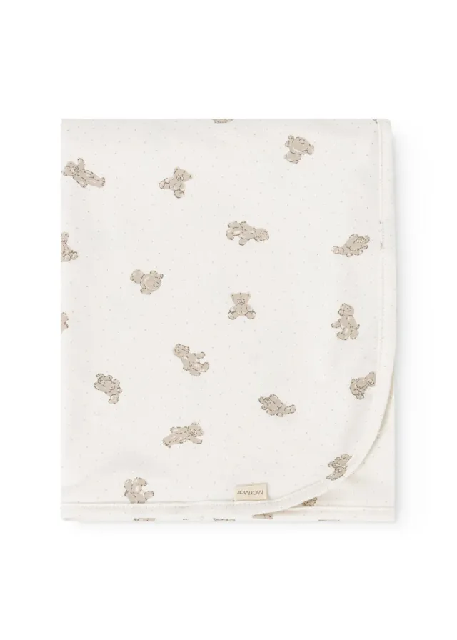 MarMar Copenhagen Alida Tæppe Teddybears 80x80 modal