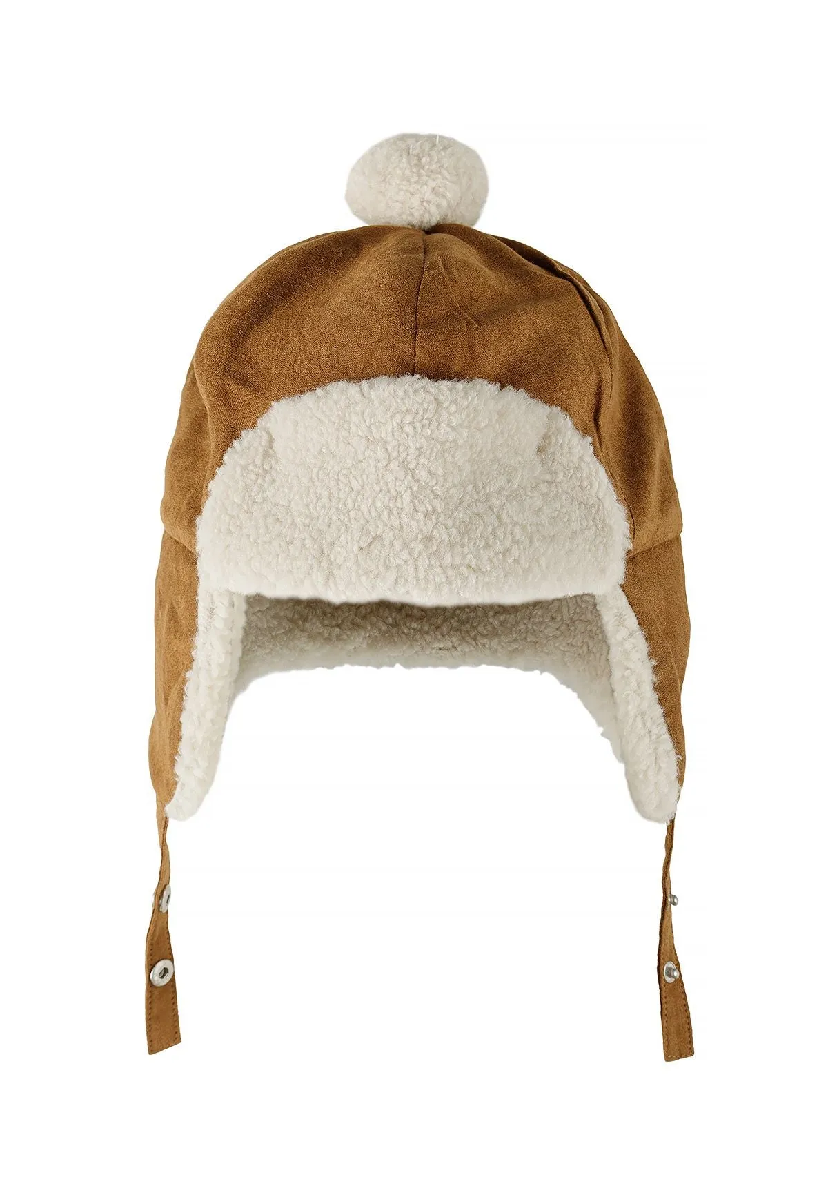 Minoti 45893 flyverhue sæt strik beige vanter