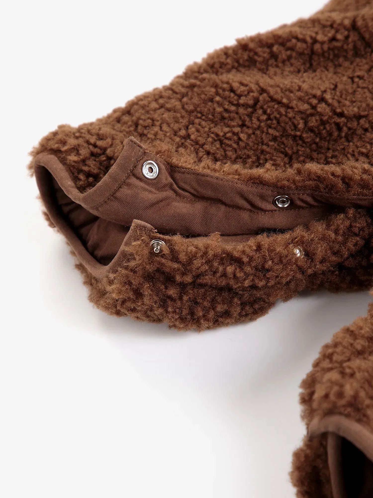 Bobo Choses Sheepskin overall 1M mørkebrun relaxed