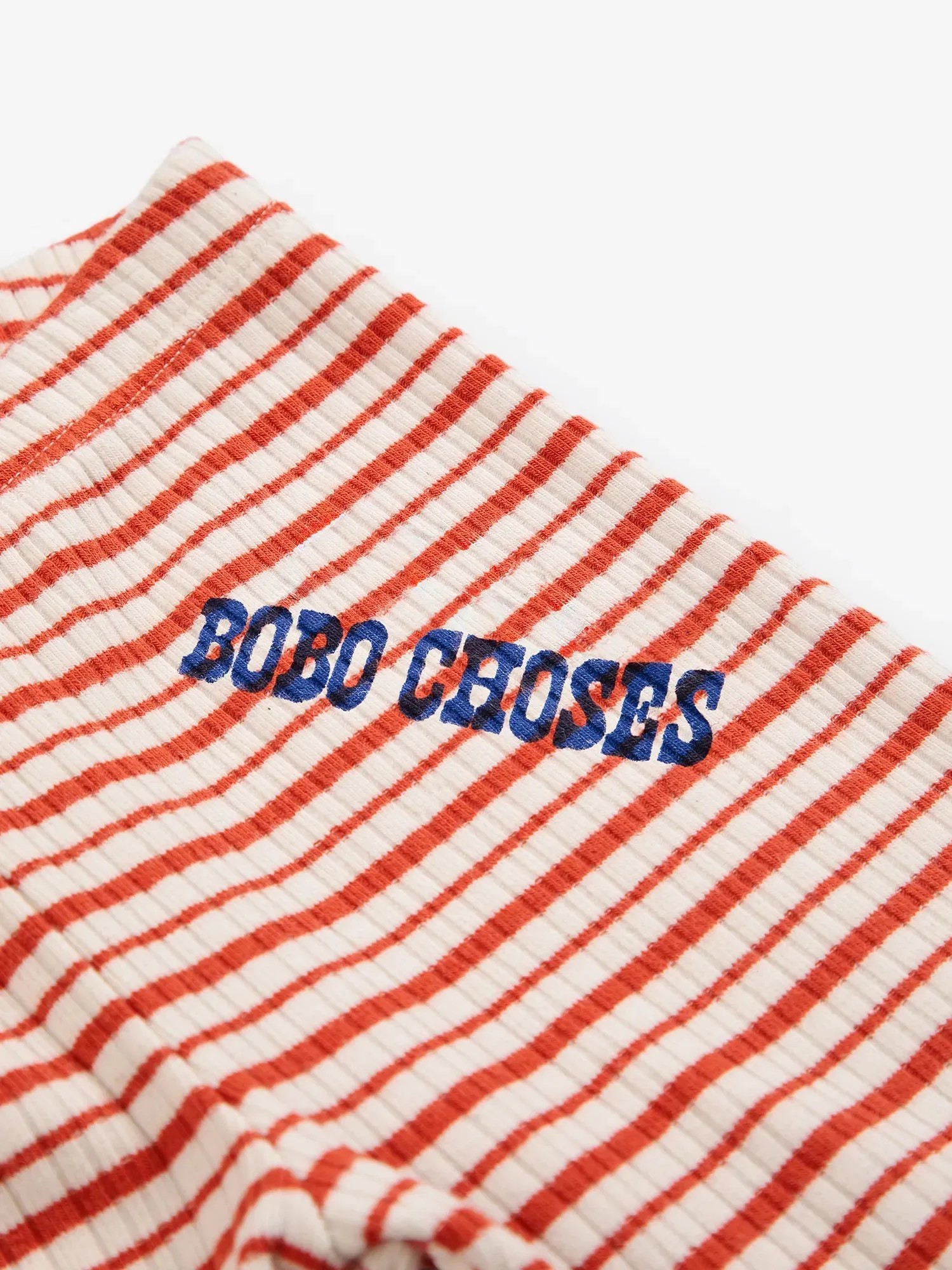 Bobo Choses Pop stripes leggings offwhite bomuld