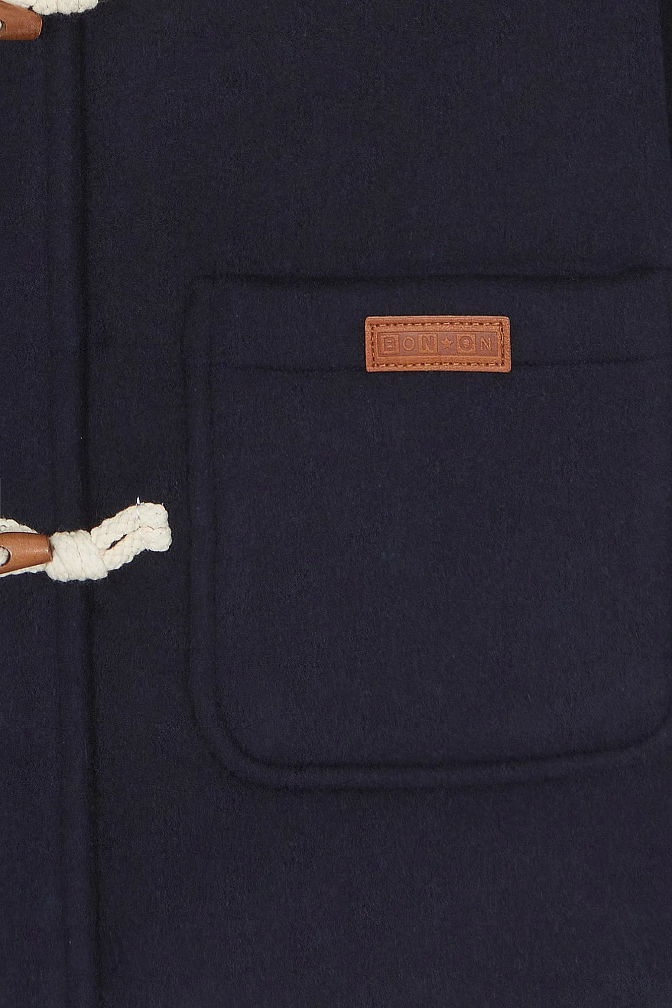 Bonton New Barn Duffle Marine dufflecoat marine med hætte