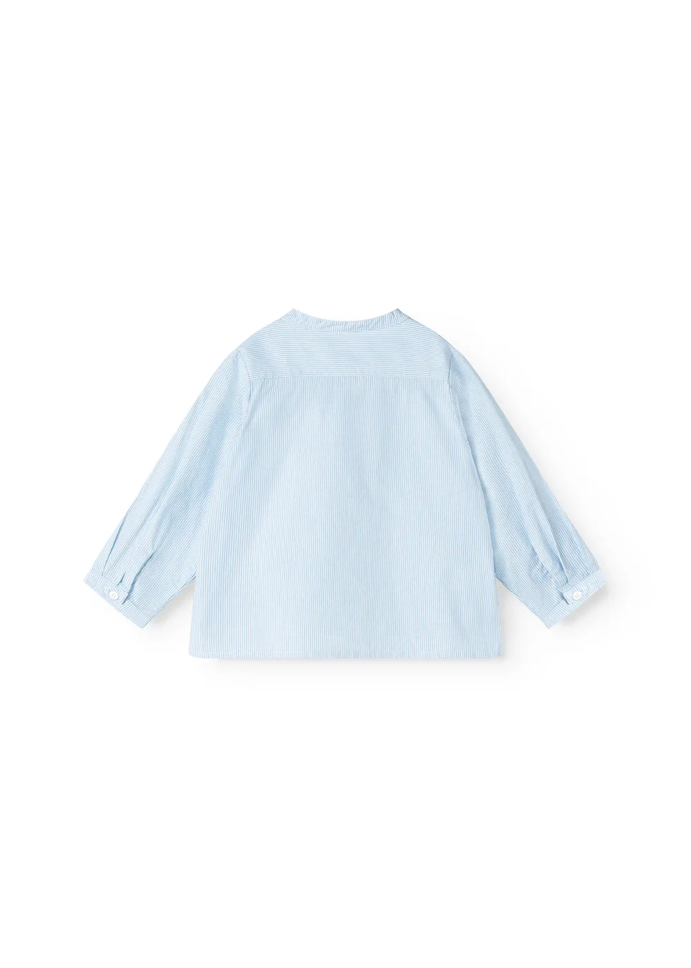 MarMar Totoro skjorte Azure Water Stripe poplin