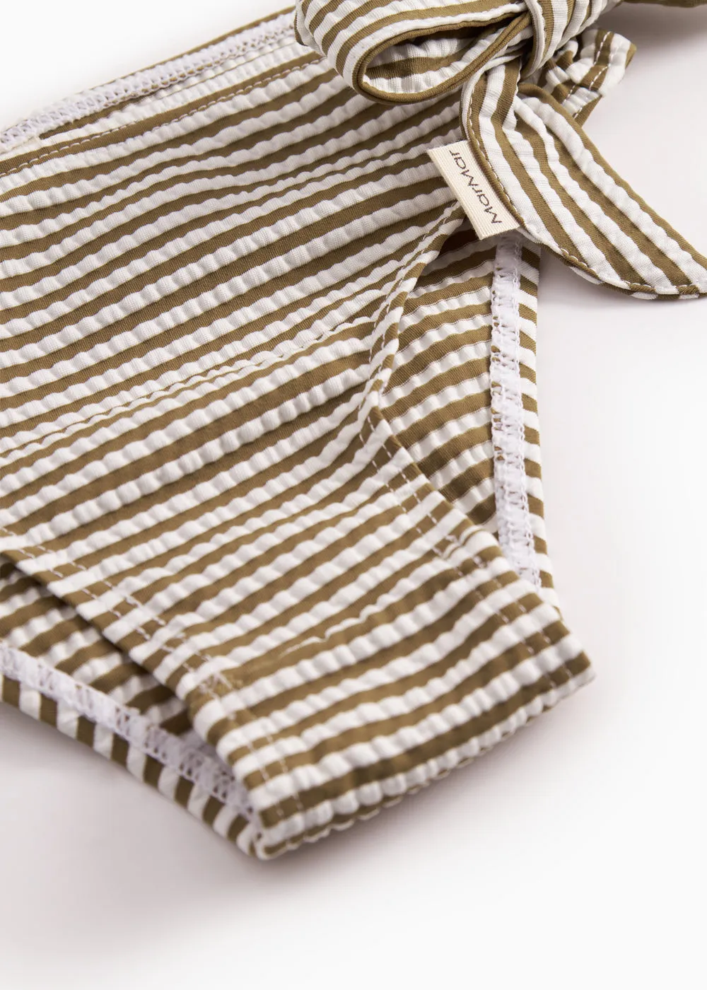 MarMar Swiir Pants bikinitrusser Dark Bronze Stripe