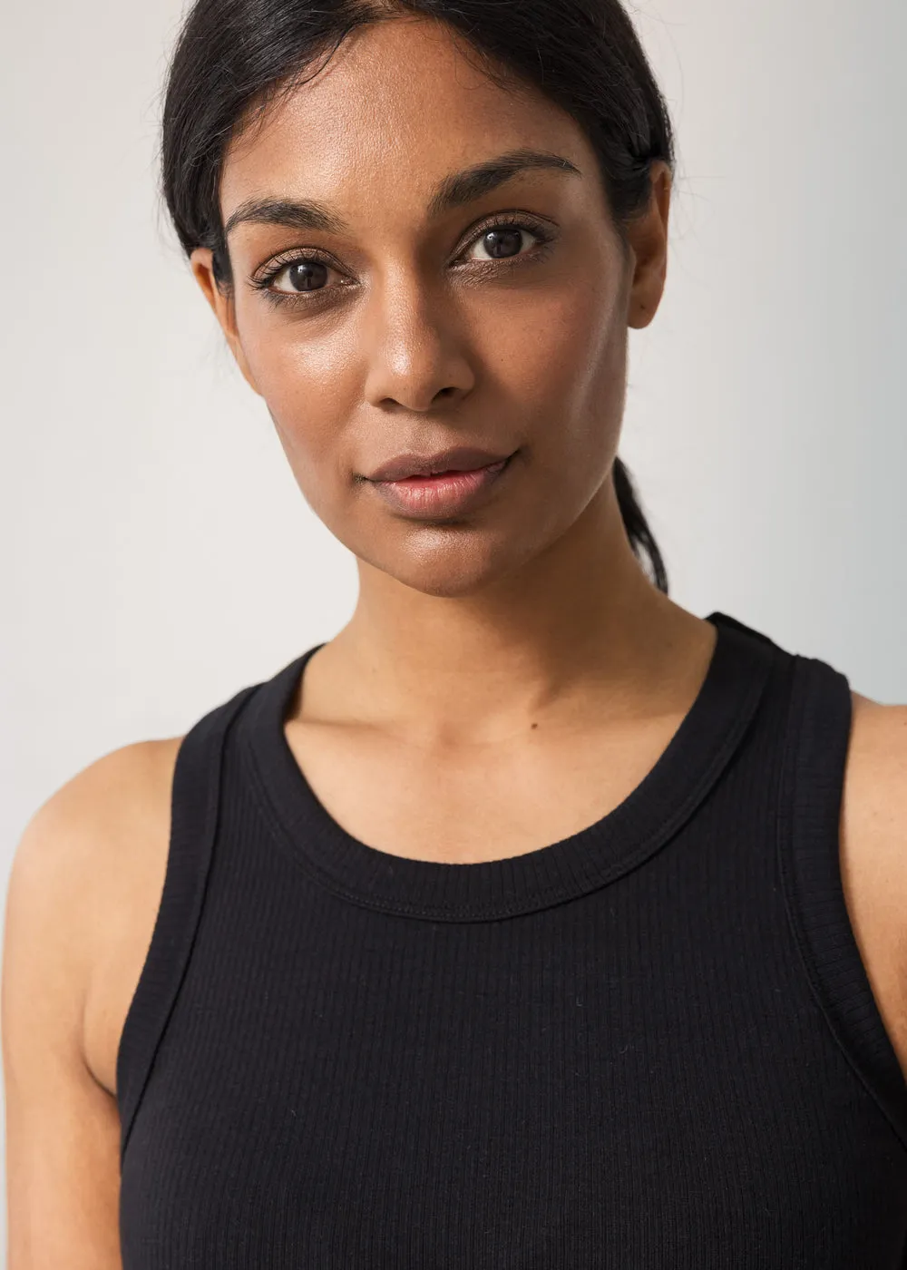 MarMar Tank W tanktop Black ribbet