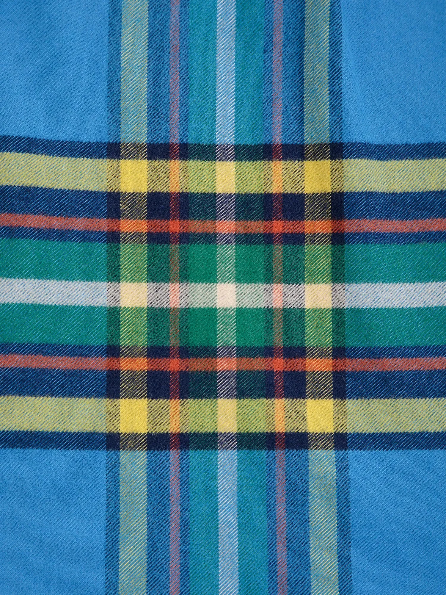 Bobo Choses All About Monsters Plaid kjole blå 12M bomuld