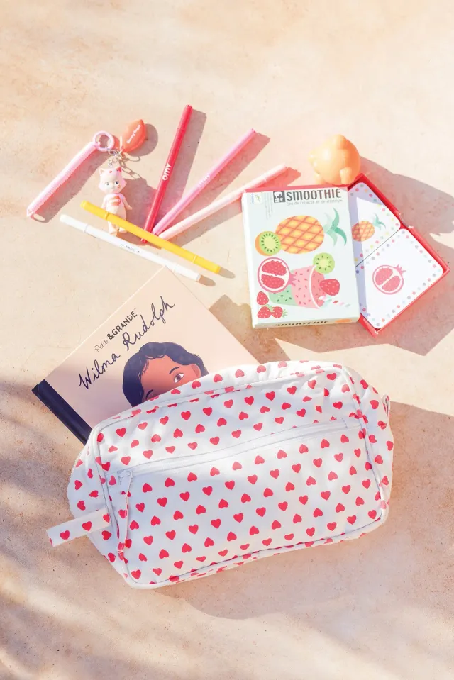 Bonton Cœur toilettaske rød 19x30 cm