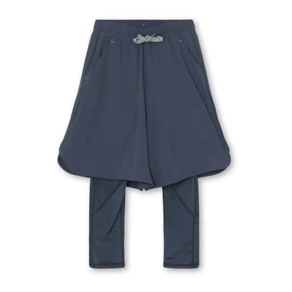 MINI A TURE Matsilas shorts Muted lime med leggings