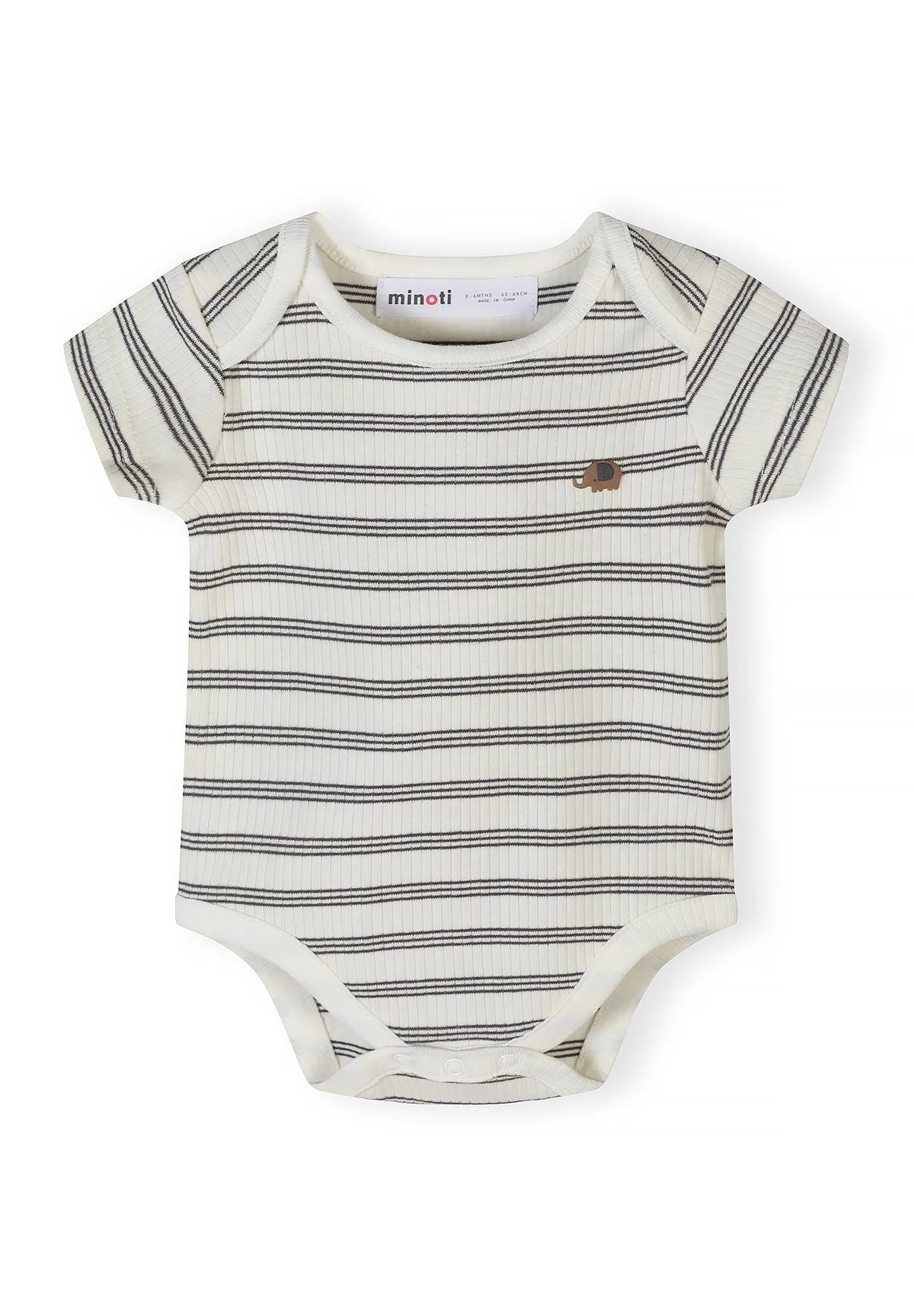 Minoti 44551 body baby 3-pak naturhvid rib bomuld