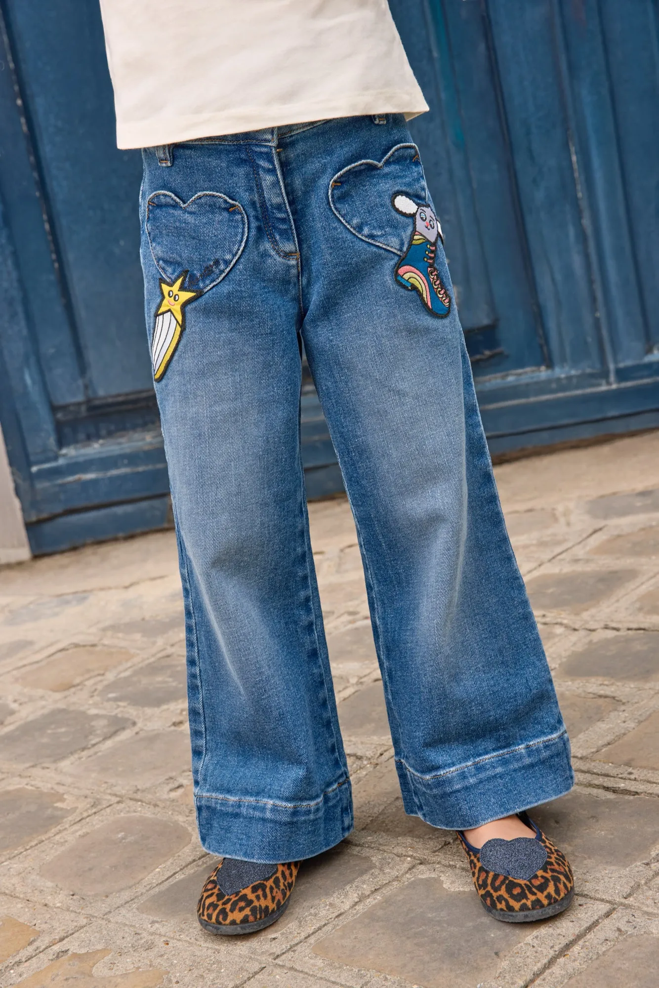 Bonton Pakito Blue Bonton x Lili Scratchy jeans blå