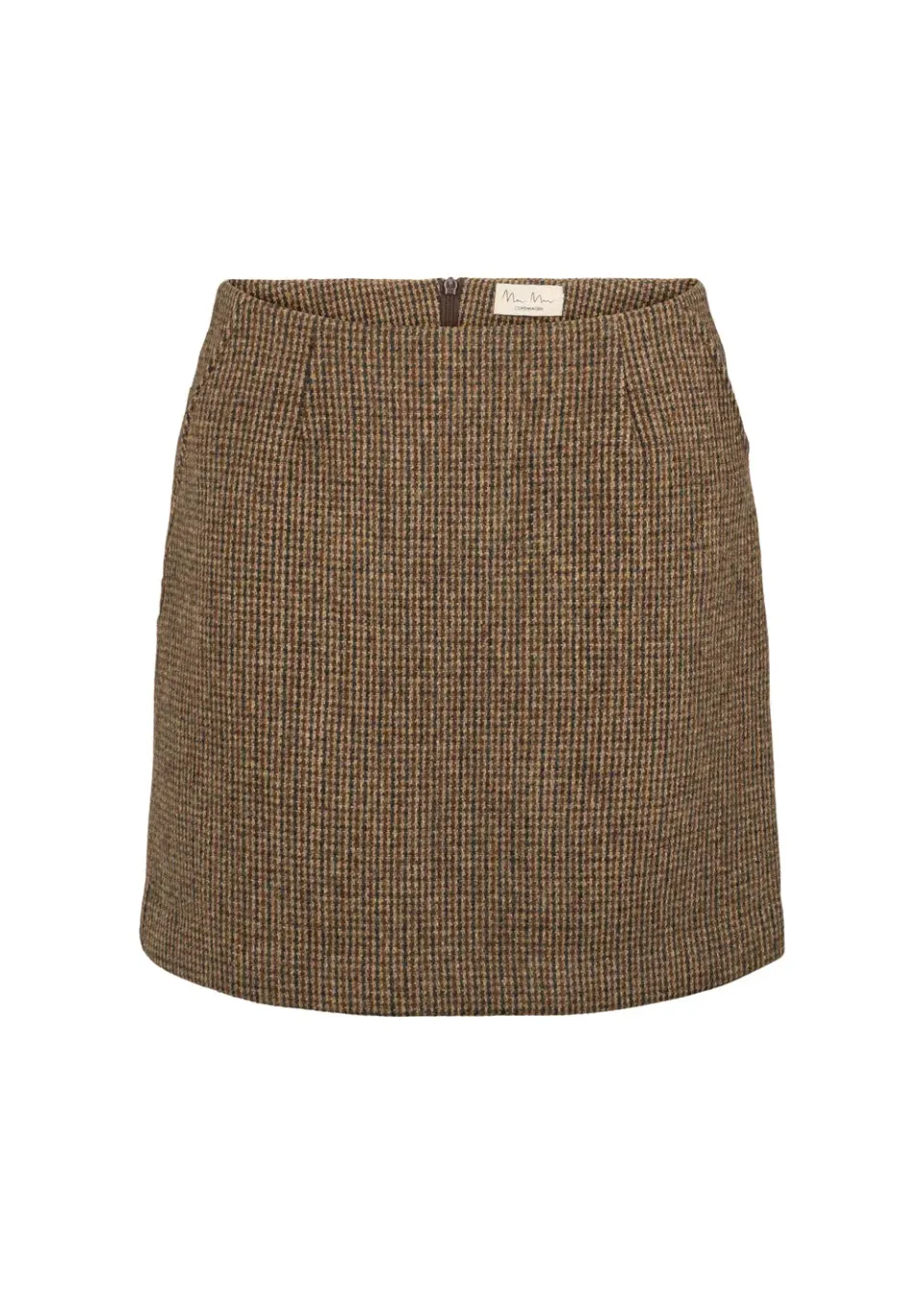 MarMar Suri W Uld Nederdel Earthy Check Tern