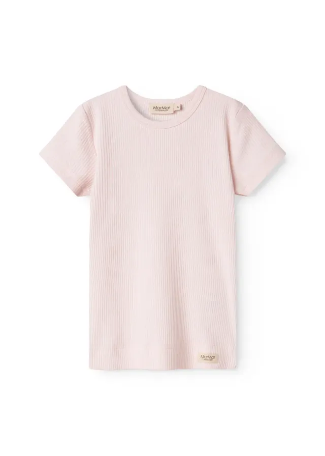 MarMar Plain Tee SS t-shirt Rosa modal strækbar