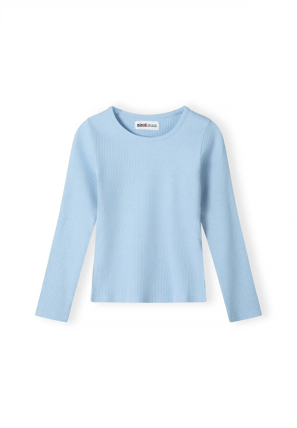 Minoti 45645 langaermet t-shirt piger 3-pak rib