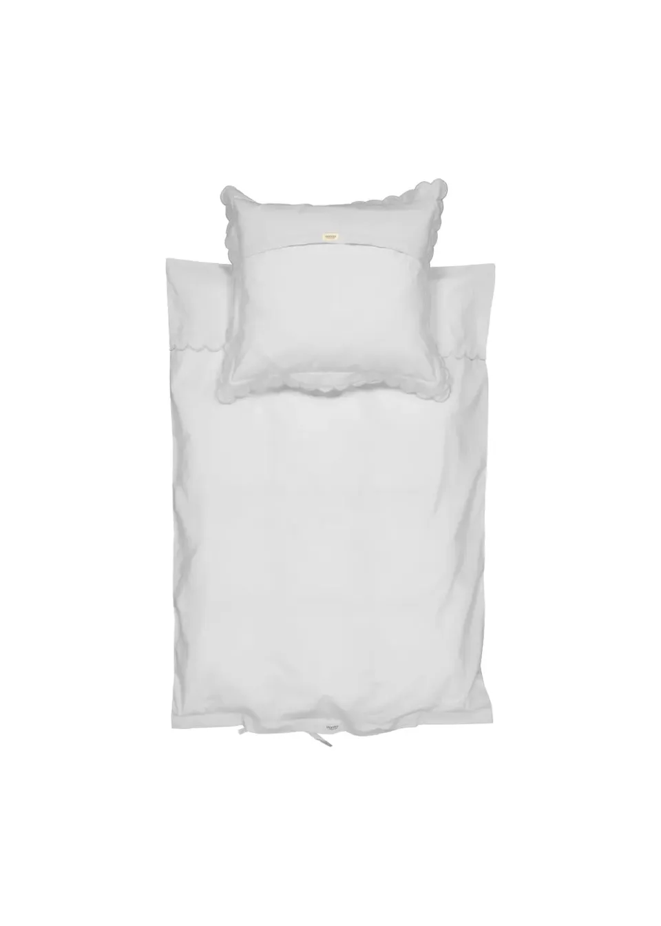 MarMar Bed Linen Scallop sengetøj Morning Dew øko