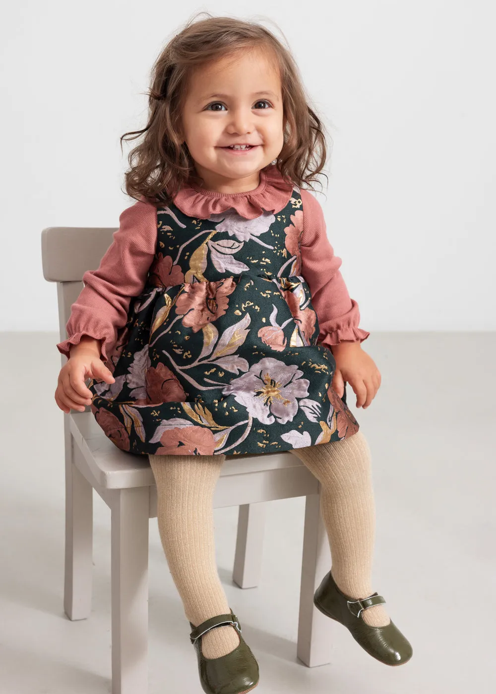 MarMar Daelyna kjole Winter Bouquet jacquard