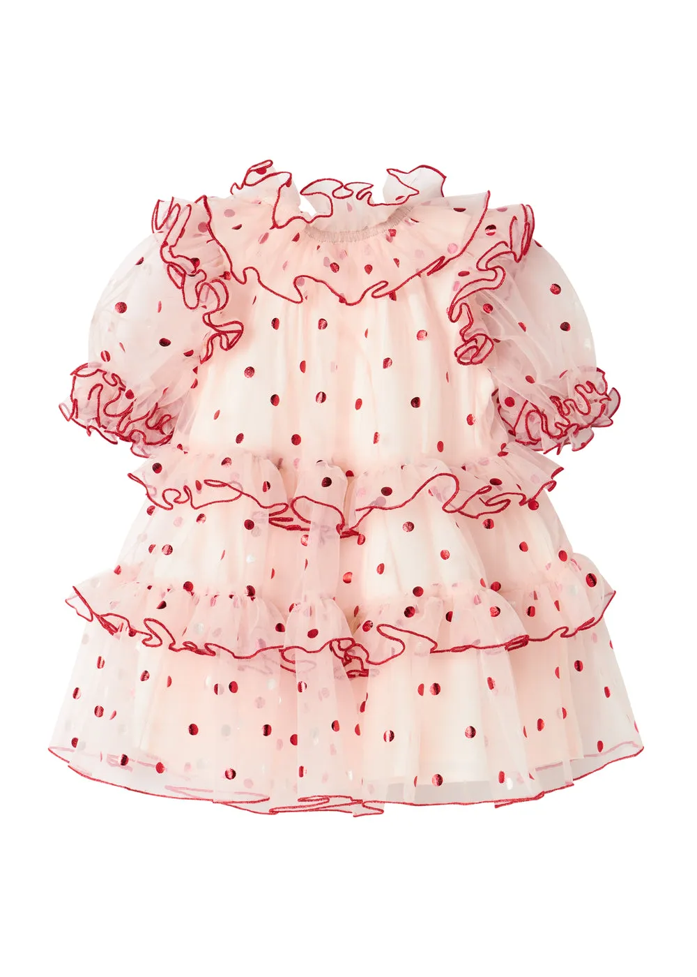 MarMar Dakira kjole Poppy Dots tyl rød