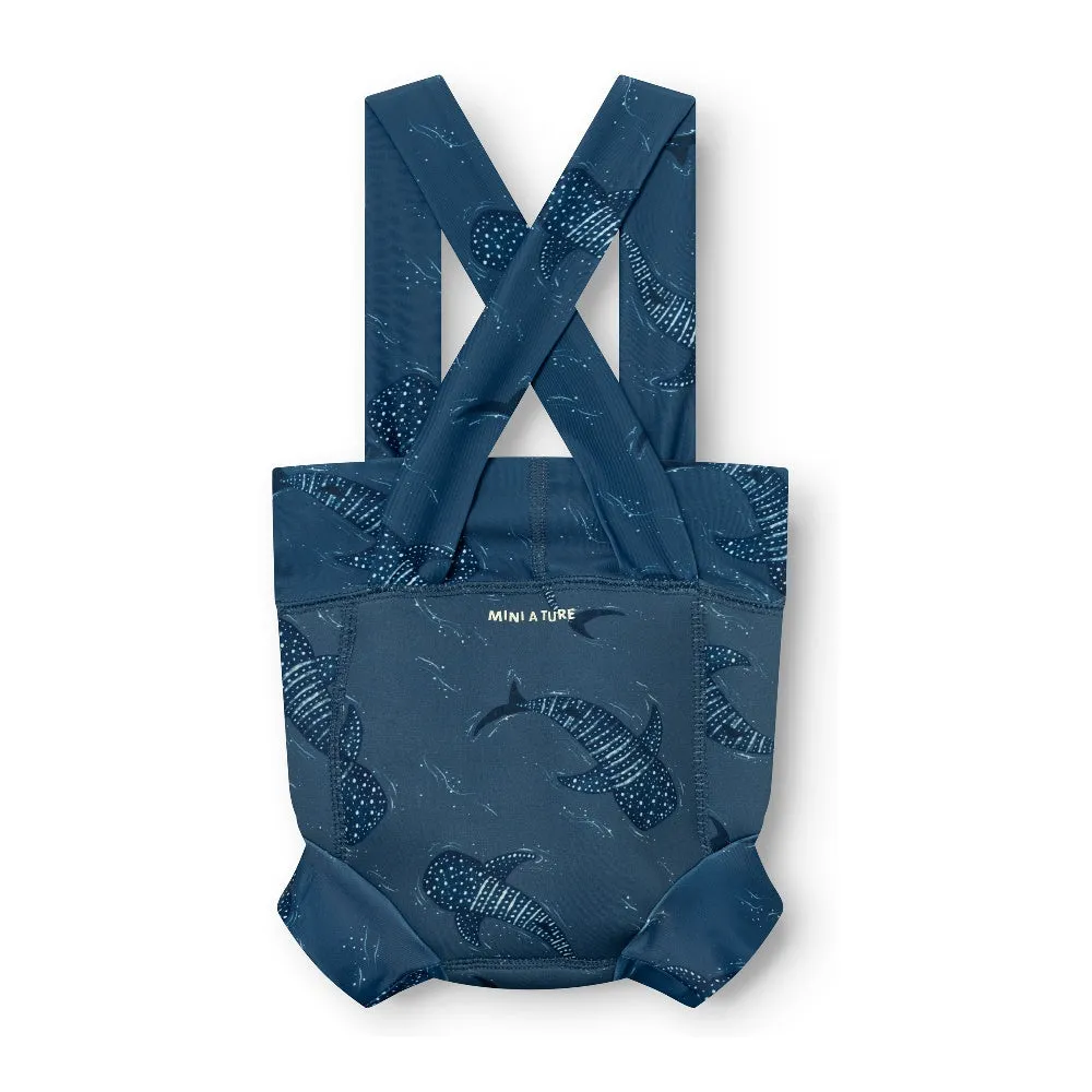 MINI A TURE Matkaspian badeblebukser Whale-sharks neopren