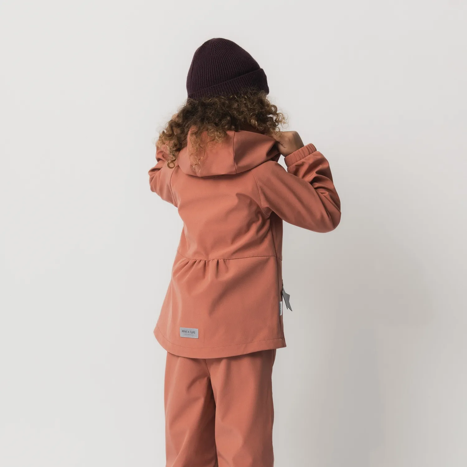 MINI A TURE MATBRIDDI softshell jakke Cedar wood vindtæt
