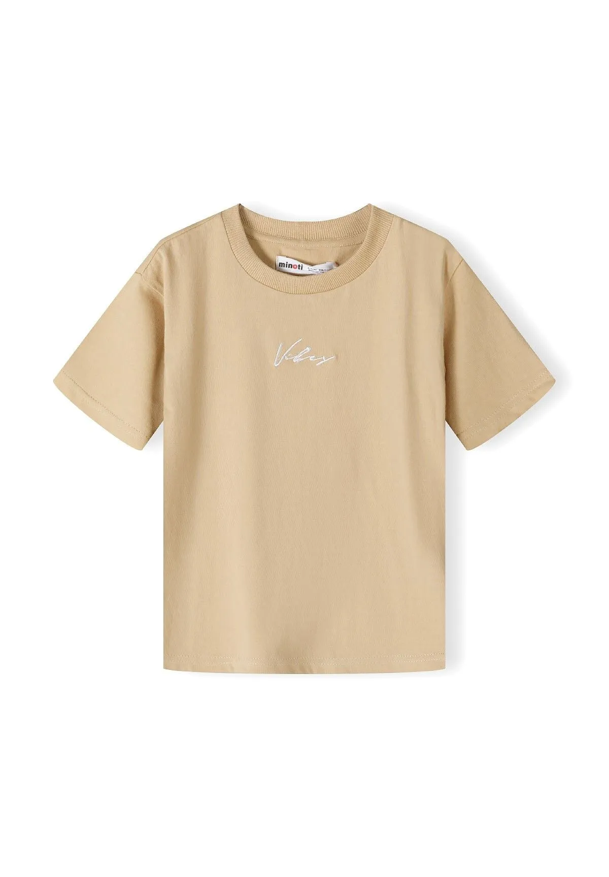 Minoti 42510 jogging sæt drenge sort beige broderi