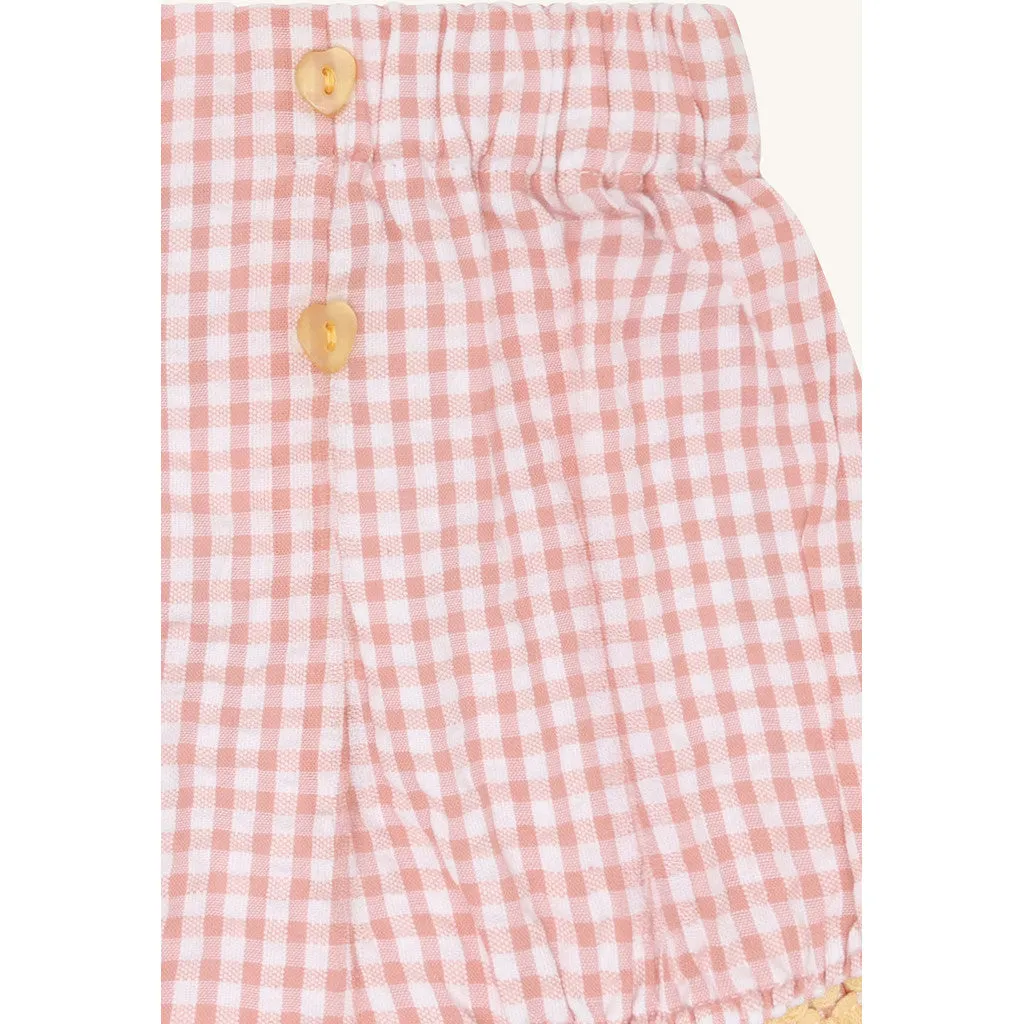 Hust & Claire HCHilma Check shorts Shell bomuld