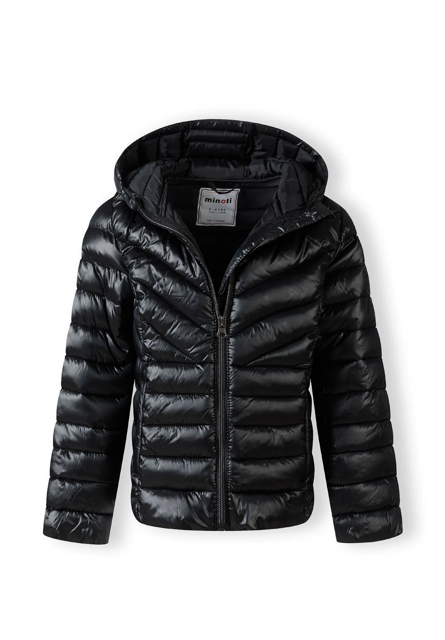 Minoti 41170 dynejakke sort til piger polyester