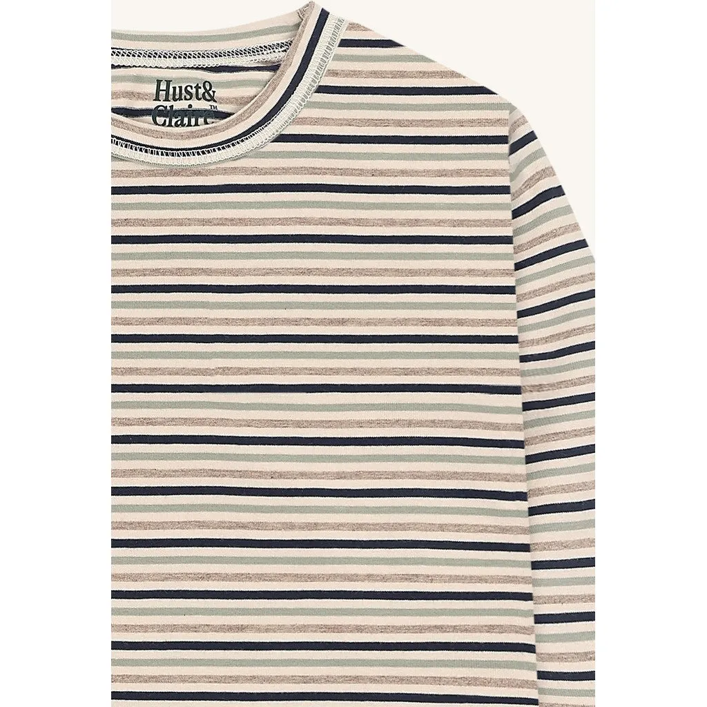 Hust & Claire HCAugust Story bluse french oak stribet
