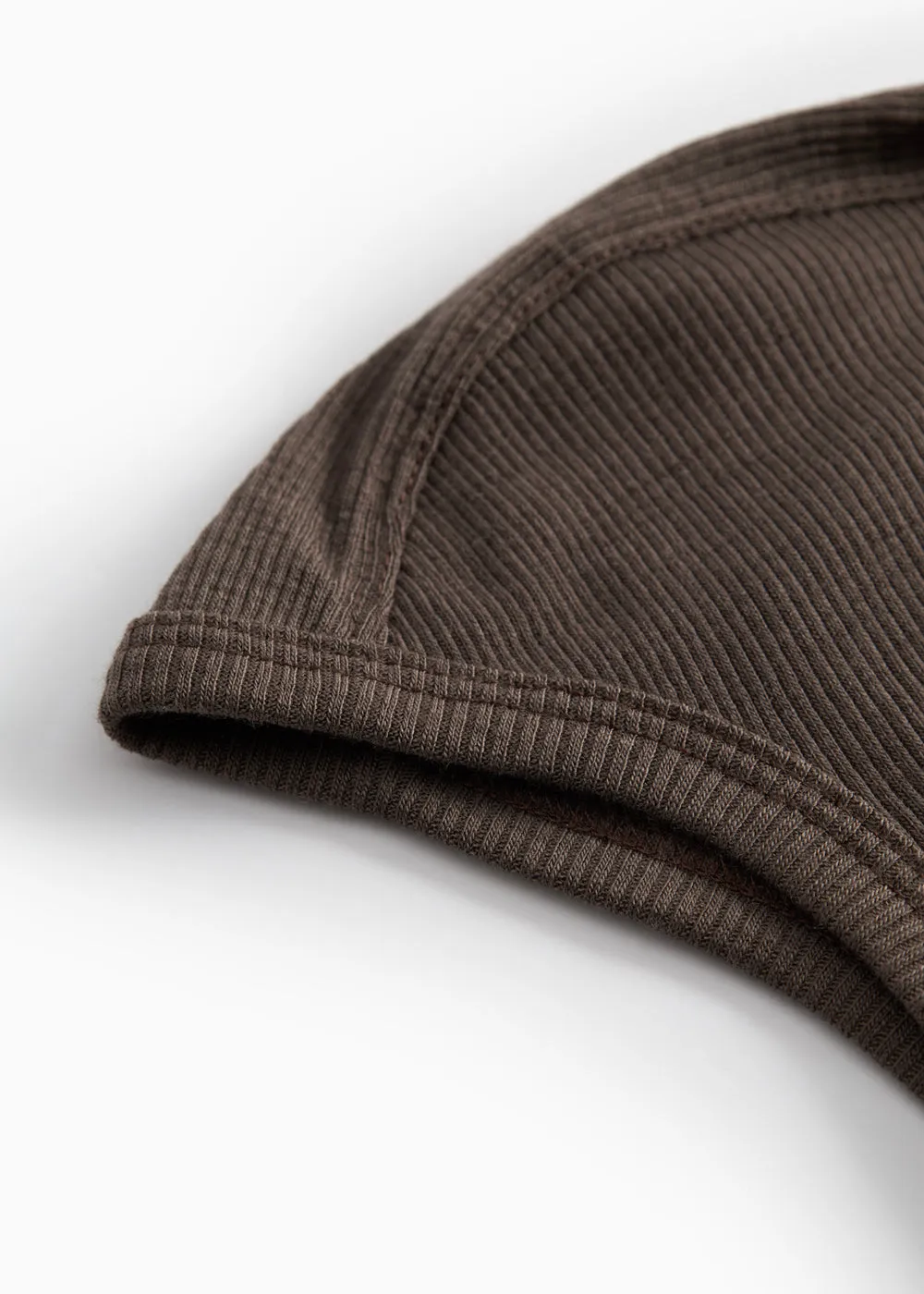 MarMar Hoody uld rib hue Terre brun