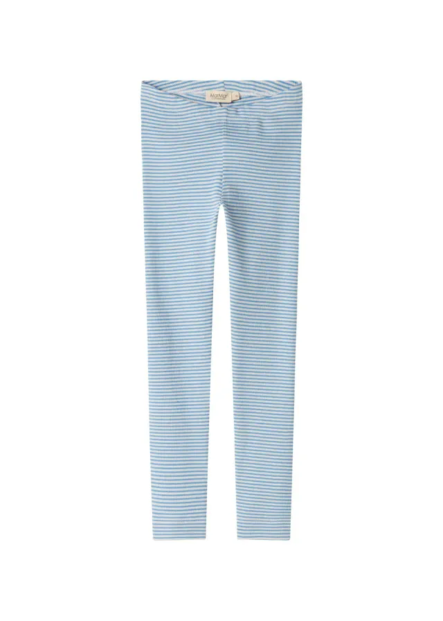MarMar Leg leggings Blue Stripe stribet modal