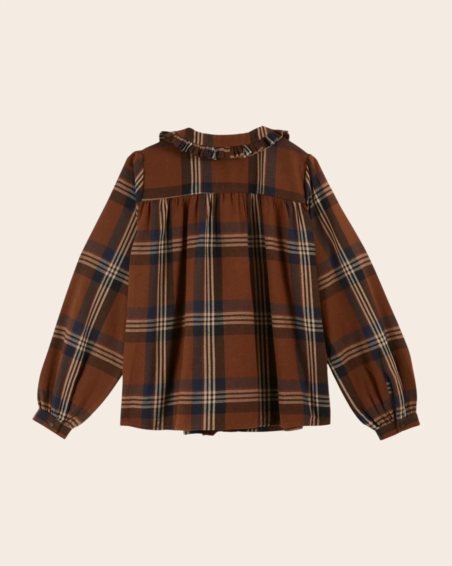 Emile et Ida Caro bluse brunternet til kvinder