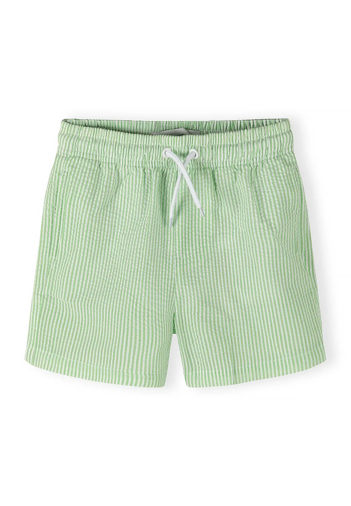 Minoti 44509 badeshorts 2-pak stribet blå polyester