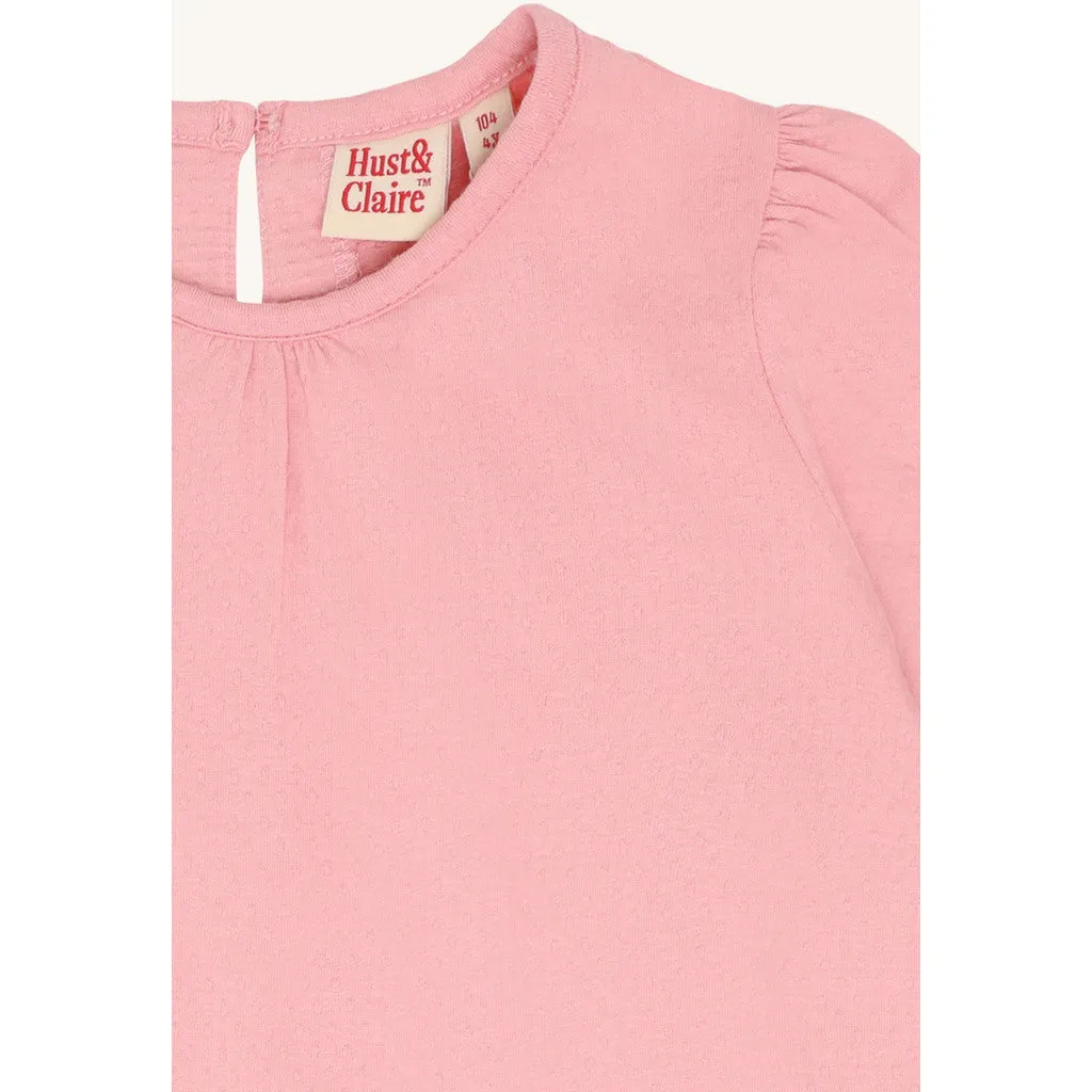 Hust & Claire HCAlma bluse Pink Icing langærmet
