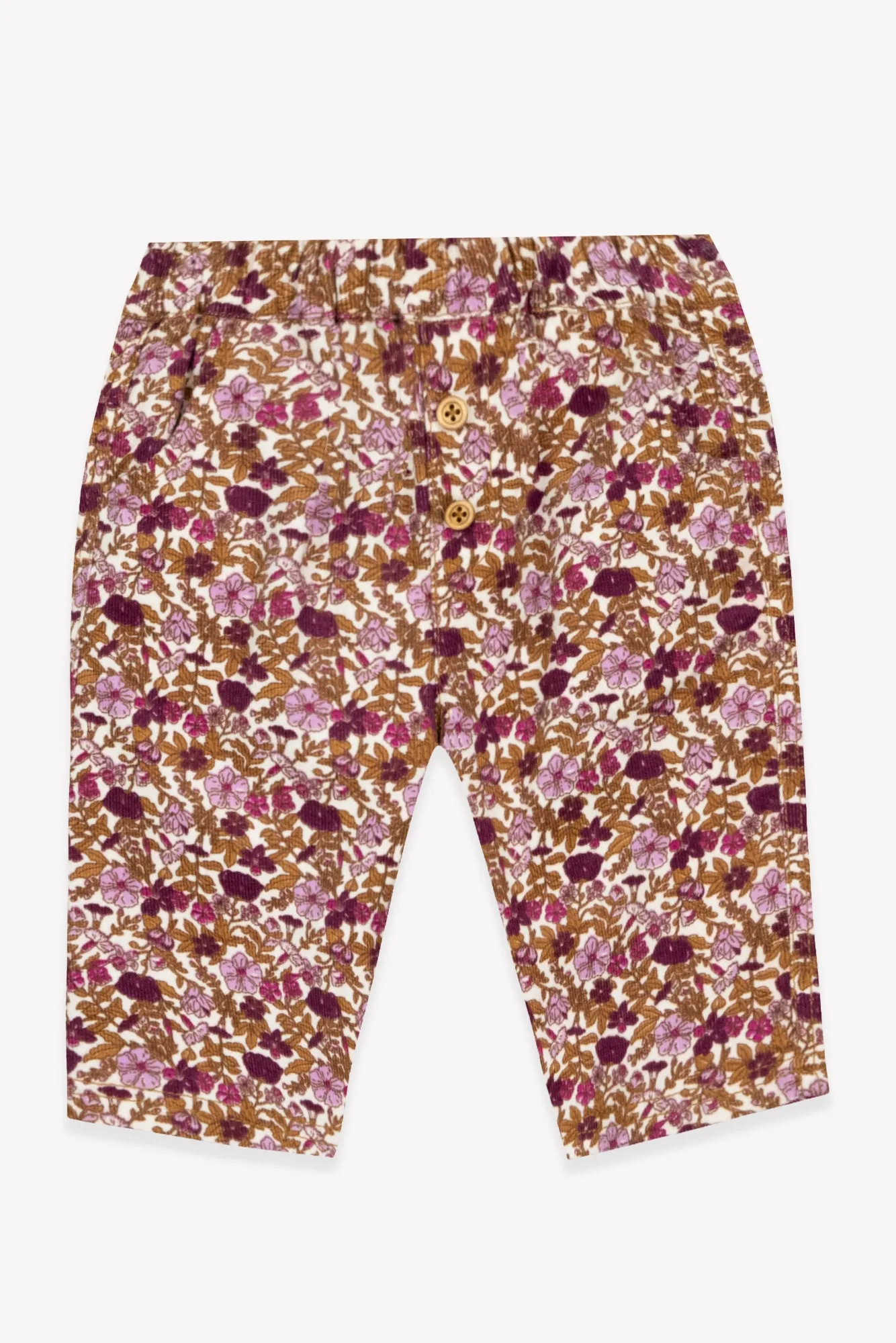 Bonton Printemps Flowers Velours bukser blomstret