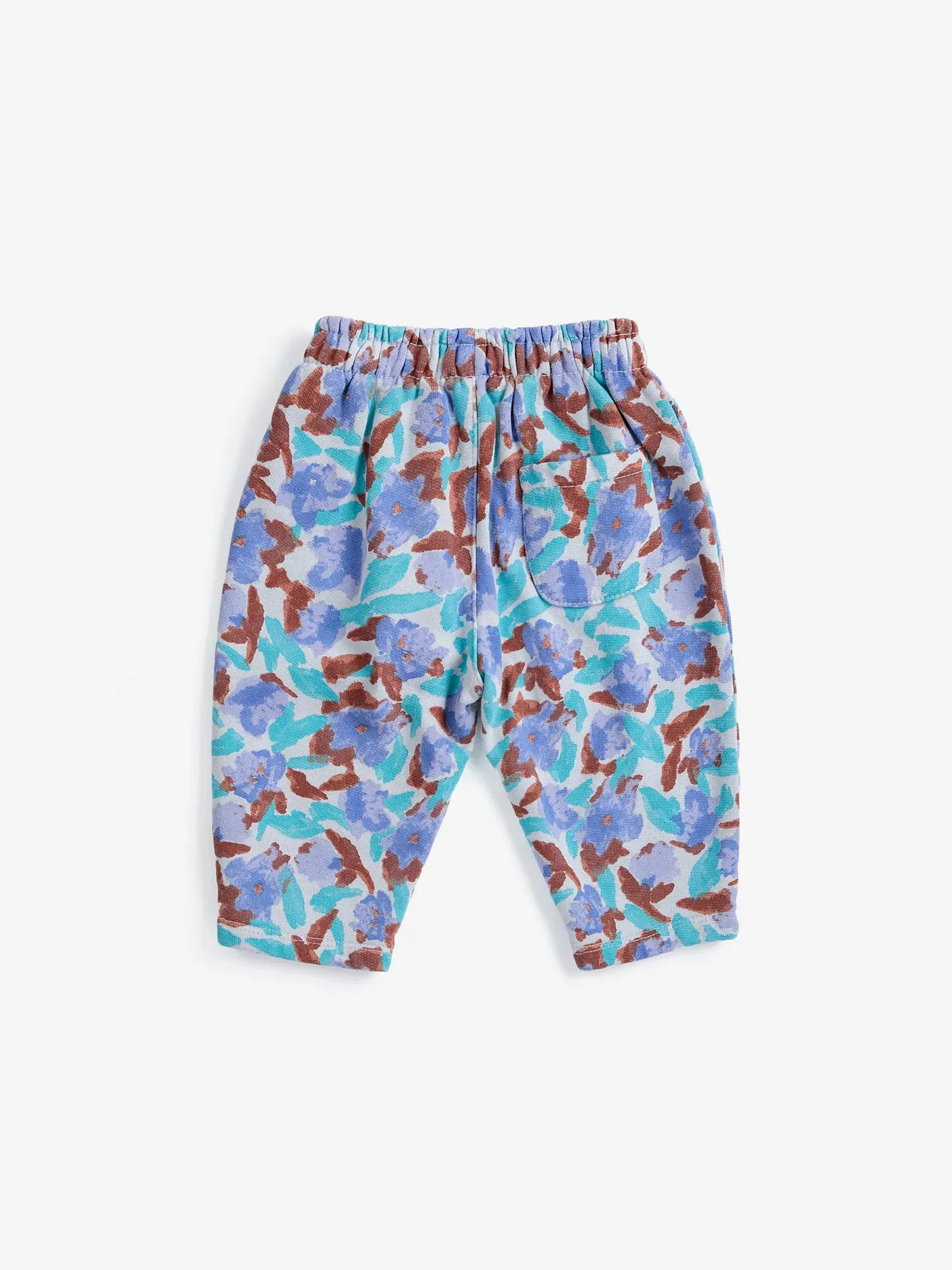 Bobo Choses Watercolor joggingbukser offwhite 12M økologisk
