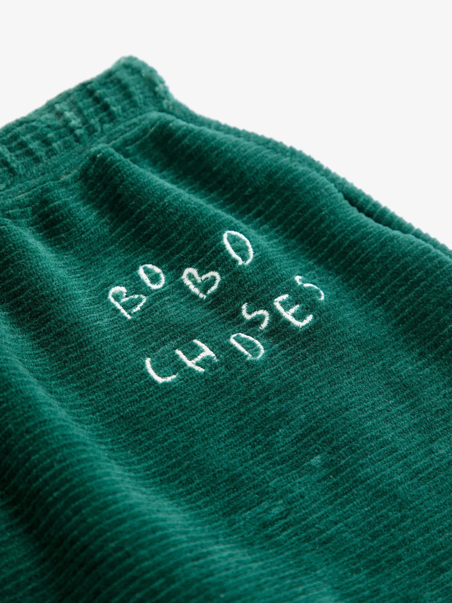 Bobo Choses All About Monsters leggings med fod grøn 3M velour