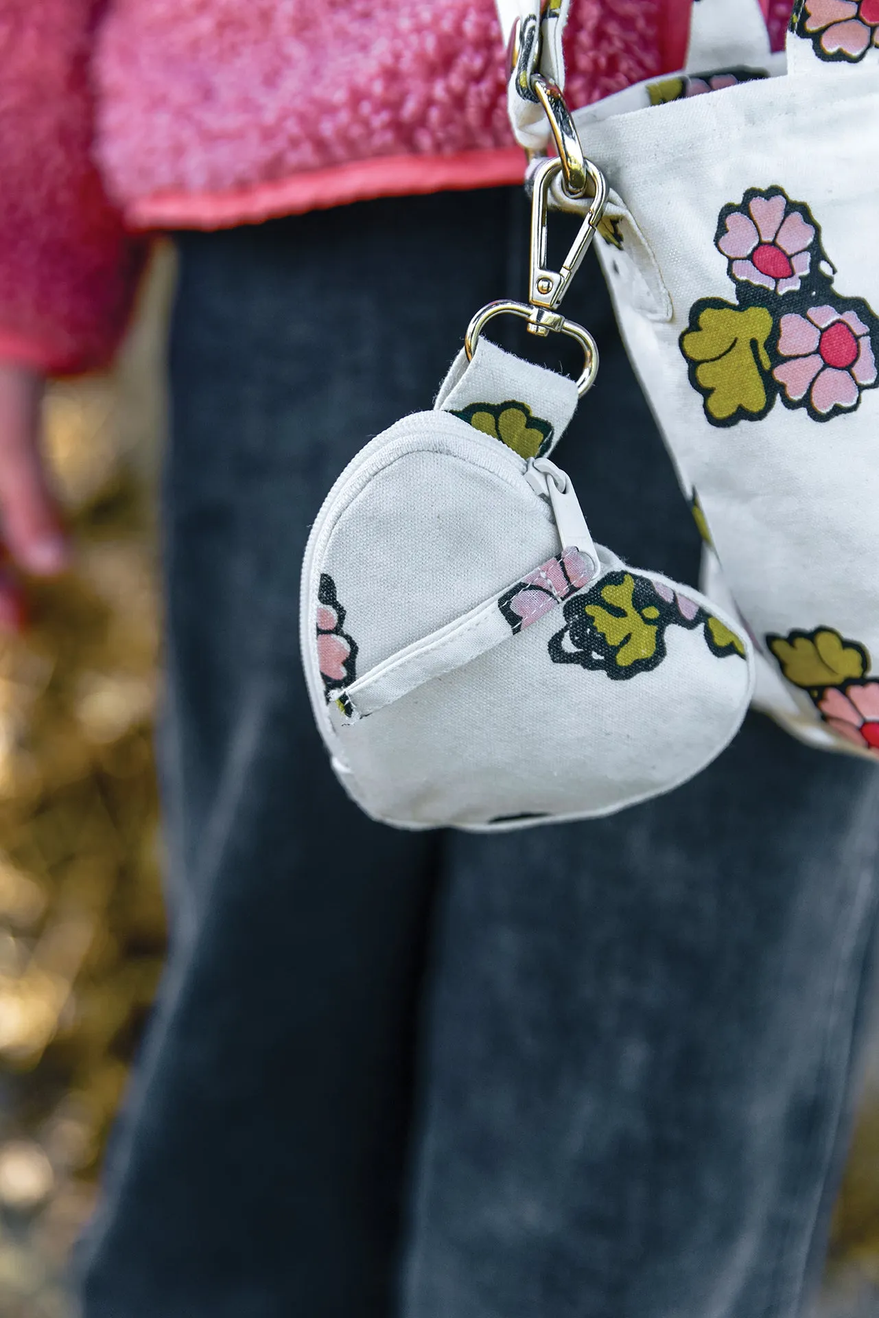 Bonton Chloé taske Faroe blomst bomuld