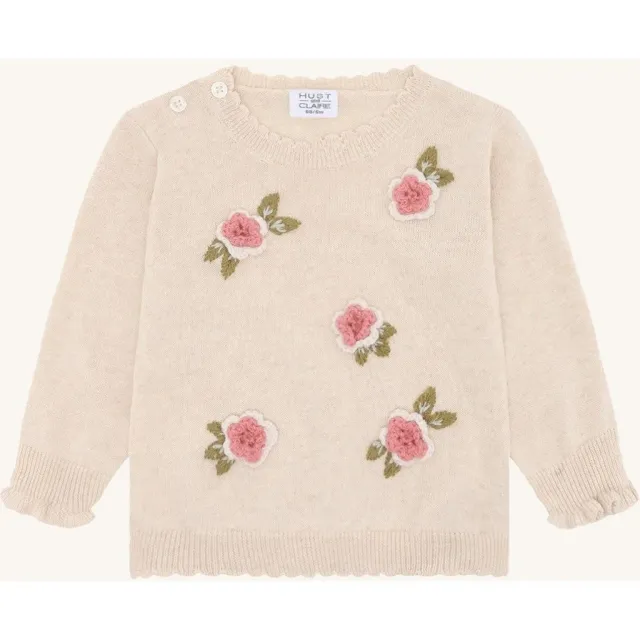 Hust & Claire HCPusle pullover Whisper Melange bomuld