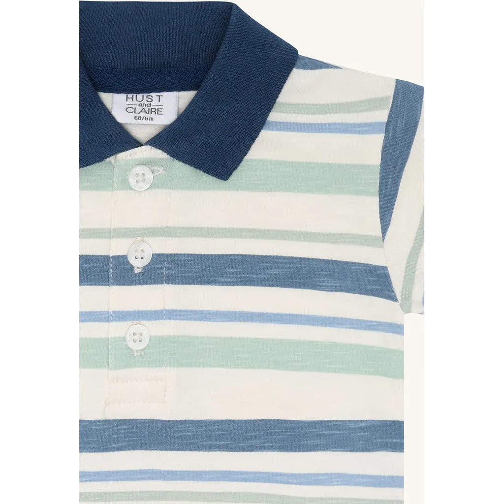 Hust & Claire HCAdrian Sunny polo Thunder økologisk