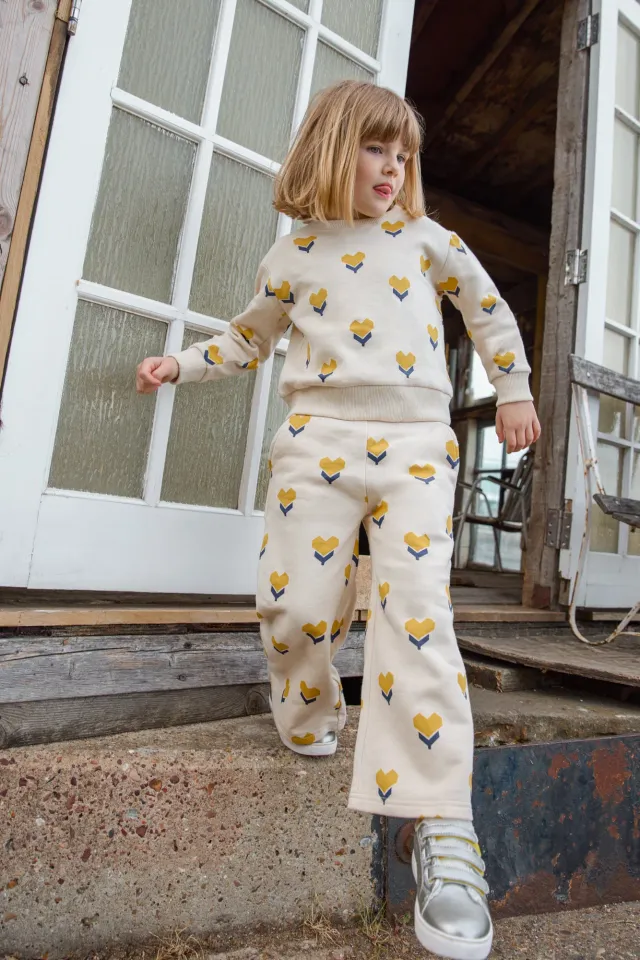 Bonton Muse Heart joggingbukser hjerter bomuld